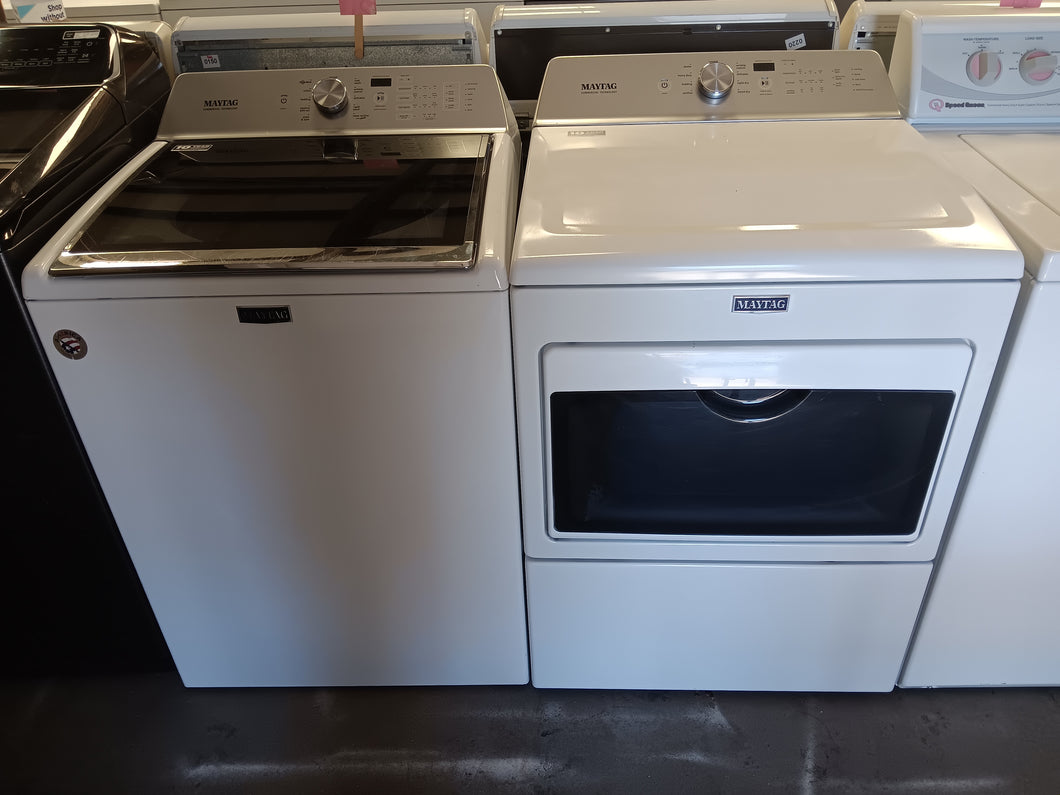 Maytag High Efficiency HE Washer and dryer