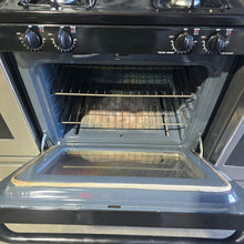 Load image into Gallery viewer, Black GE Gas Stove 30"