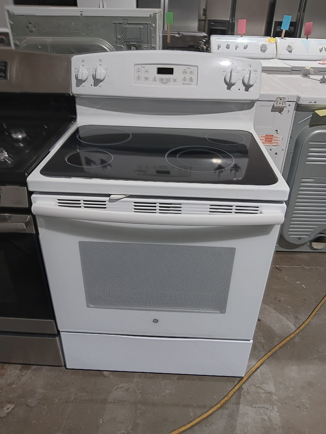 GE Electric Stove Glasstop Glass Surface