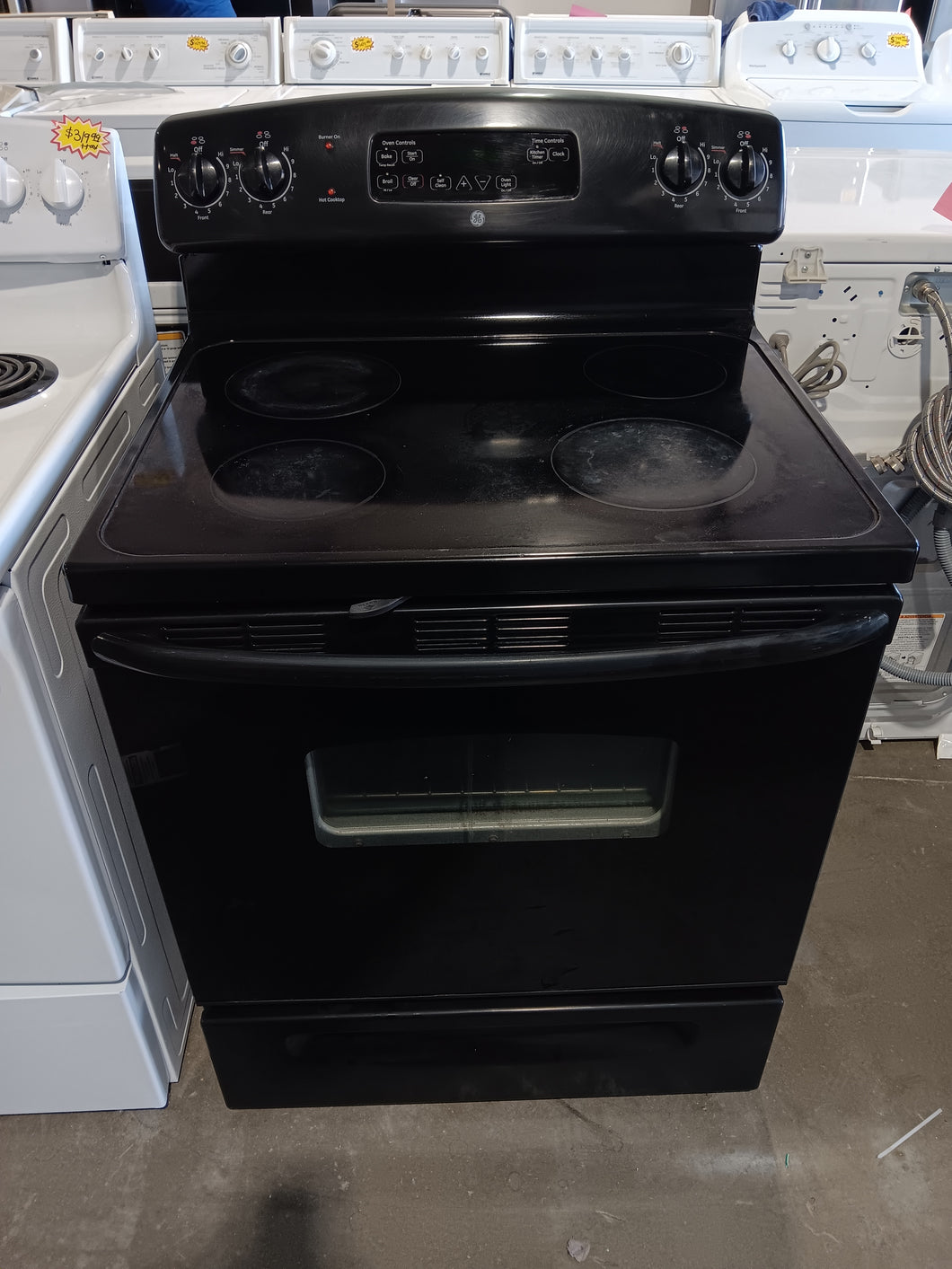 GE Black Stove Glasstop