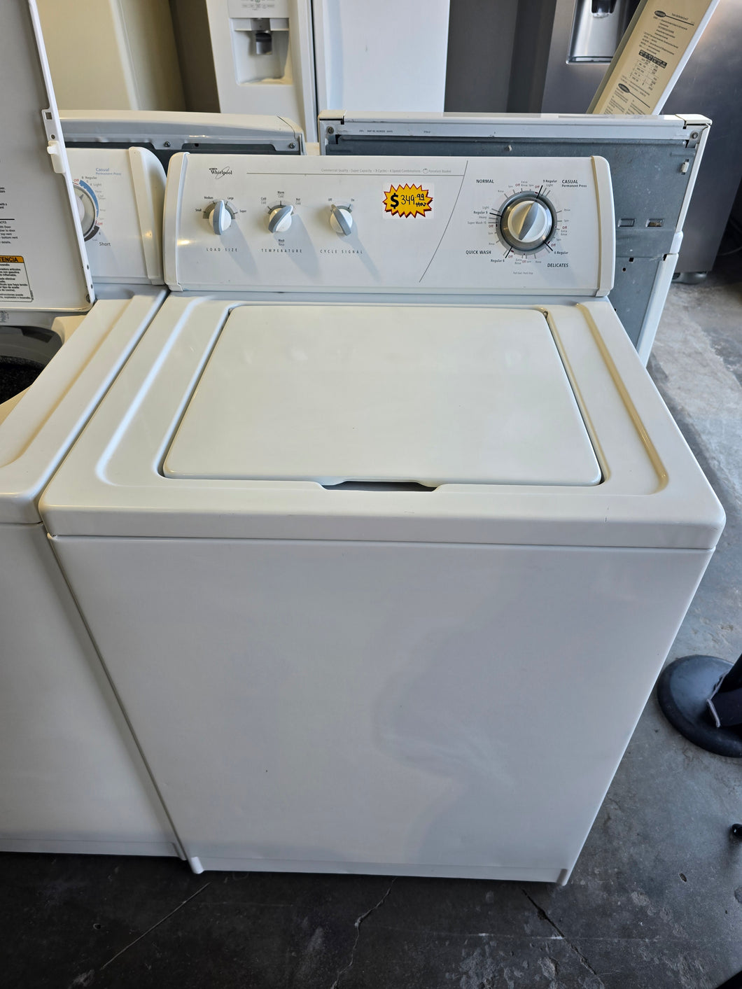 Whirlpool Washer Topload