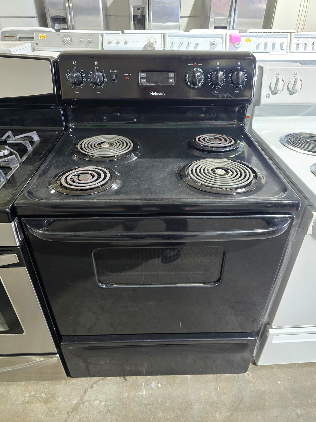GE Electric Stove Black