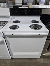 Load image into Gallery viewer, Hotpoint White and Black Stove
