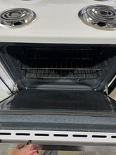 Load image into Gallery viewer, Hotpoint White and Black Stove
