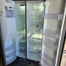 Load image into Gallery viewer, Whirlpool Stainless Steel Refrigerator Side by Side 25cuft
