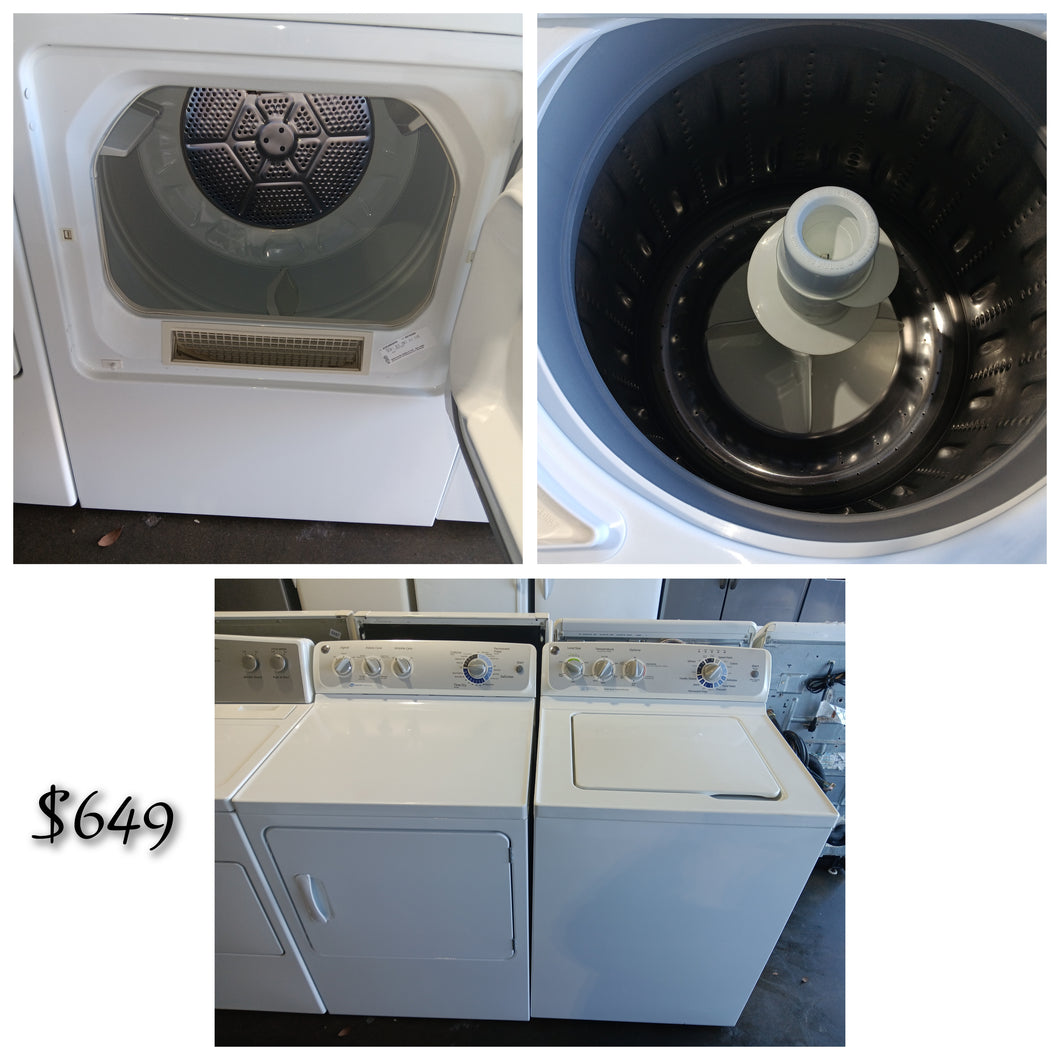 GE Washer and Dryer Set